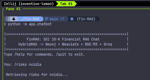 Fin-RAG CLI